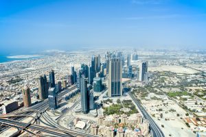 vue de dubai d'en haut