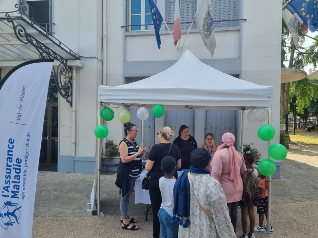 Illustration des actions CPAM à Ivry-sur-Seine
