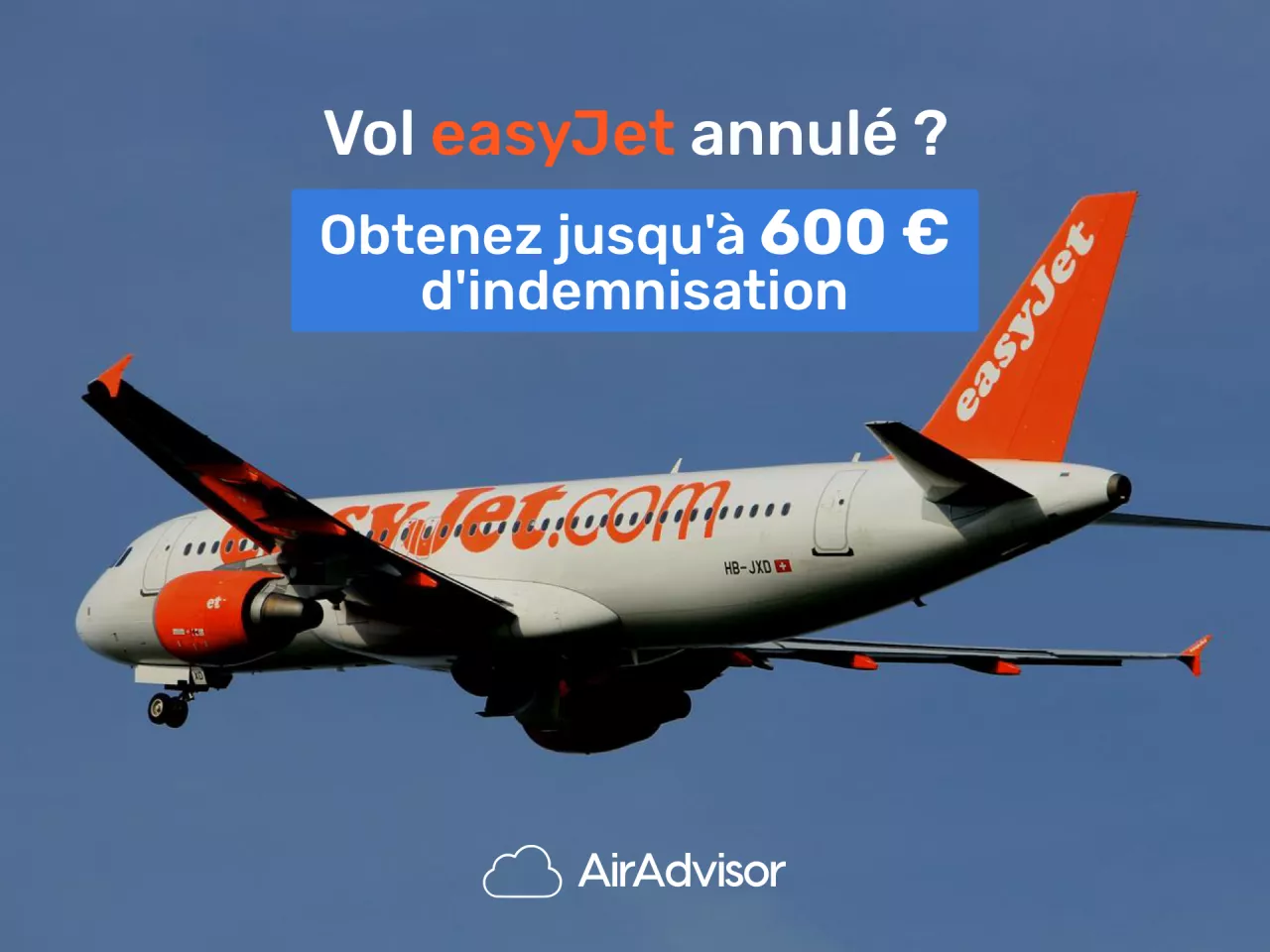 Illustration remboursement vol EasyJet