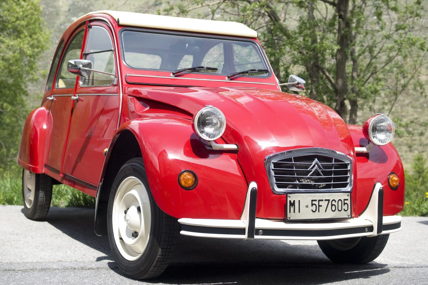 Voiture ancienne utilisée au quotidien
